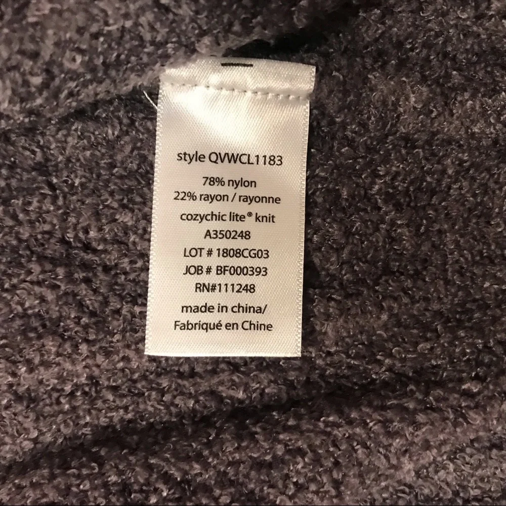Barefoot Dreams CozyChic Lite Ribbed Shrug Cardi Size Large/XL